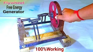 How to make Free Energy Spring Flywheel Machine Free Energy Generator