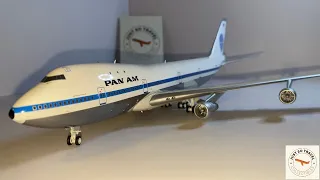 Inflight 200 PAN AM 747-100 N749PA Polished with stand