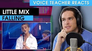 Voice Teacher Reacts to Little Mix - Falling (Harry Styles cover)