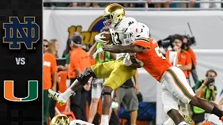 Notre Dame vs. Miami Football Highlights (2017)