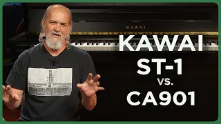 Acoustic vs. Digital: An Upright Battle - Kawai ST-1 vs. Kawai CA901