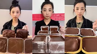 Chocolate Party 🤩 So yummy chocolate mousse cake🍫🍰 Eating Sounds Dessert Mukbang