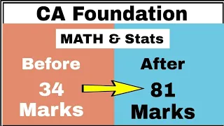 Math & Stats 75+ Strategy 💥 CA Foundation Exam Math Stats LR 🔥 How to score by CA Pratik Thakkar