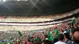 Northern Ireland fans "Everywhere We Go" (GAWA - Euro 2016 - Lyon)