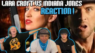 Epic Rap Battles of History - Lara Croft vs Indiana Jones | Reaction!