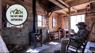 Off Grid Cabin Additions (Bedroom) | Ep. 3 | Building 2x8 Logs, Dinner with My Wife