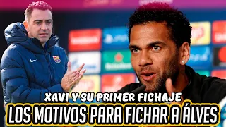 ESTA es la RAZÓN por la que XAVI y el BARCA FICHAN a DANI ALVES, JUGARÁ “GRATIS” aporta EXPERIENCIA