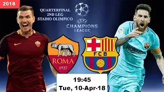 AS Roma vs Barcelona Lineup, Result Prediction (10/4/2018) [HD]