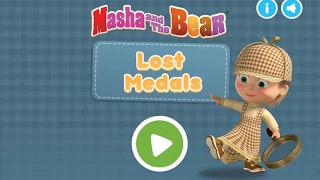 Masha And The Bear Lost Medals Game For Kids Part 1