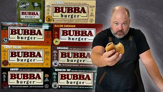I Ranked ALL The Frozen Bubba Burgers!