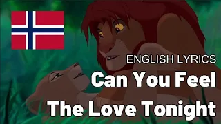 The Lion King  - Can You Feel The Love Tonight [Norwegian] HD - English Lyrics/Translation