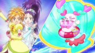 all extra precure (yes again) in series/movies [scenes] | cure bright to kururun