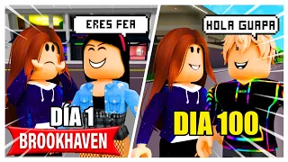 SOBREVIVÍ 100 DÍAS SIENDO CHICA en BROOKHAVEN - Roblox YoSoyLoki