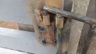 INSTALL DIY LOCK SLIDING GATE