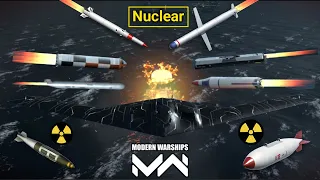 All Nuclear Weapons Damage Test - Modern Warships