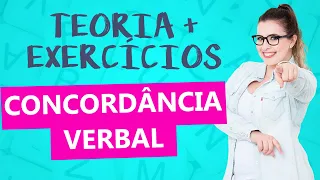 CONCORDÂNCIA VERBAL: RESOLUÇÃO DE EXERCÍCIOS DETALHADA + TEORIA - Profa. Pamba