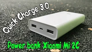 Power bank Xiaomi Mi 2C 20000 mAh 2C QC3.0 распаковка и проверка на подленность