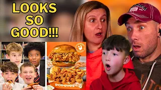 Graham Family Reacts To British Highschoolers try Popeyes