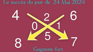 LA CROIX DU JOUR DE 24 MAI 2024 et LE CALCUL DES PIONS FORT POUR GAGNER AU LOTTO