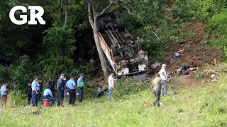 Accidente en Nicaragua deja 16 muertos