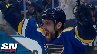 David Perron Shows Off Quick Hands In Tight To Open Up Scoring In Game 4