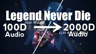 Legends Never Die - Alan Walker( 2000D Audio |Not| 100D Audio )ft.League Of Legends,Use HeadPhone