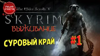 TES V SKYRIM (Выживание) ➤ Прохождение #1 ➤ СУРОВЫЙ КРАЙ