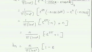 e^ -x in the range to 0 to 2pi