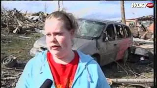 Tornado Survivors Salvage Belongings