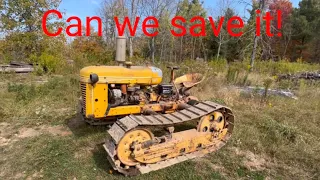 Salvaging an Oliver cletrac ￼oc3 crawler tractor