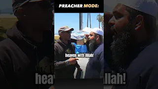 🔥"YOU'LL GO TO HELL..."❗HEATED Exchange with Christian Street Preacher. #shorts