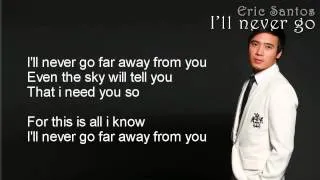 I'll Never Go   Erik Santos Video Lyrics