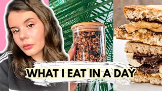 INTUITIVE what i eat in a day | homemade granola recipe!