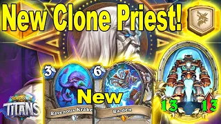 My NEW Clone Ra-den Control Priest Is The BEST! Having So Much Fun At Titans Hearthstone