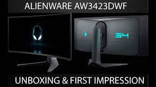 ALIENWARE AW3423DWF Unboxing & First Impressions