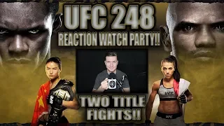 UFC 248 ADENSANYA VS ROMERO REACTION LIVESTREAM!! (W.A.D.E. Concept Reacts)