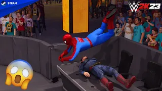 WWE 2K23 - Spiderman vs. Superman | WWE SummerSlam