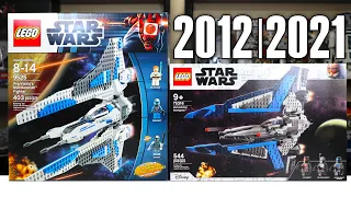 LEGO Star Wars Mandalorian Starfighter Comparison! (9525 vs 75316 | 2012 vs 2021)