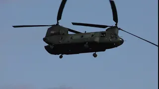 Low Level at Spadeadam; Royal Netherlands Chinook 'Grizzly' 4th March 2019