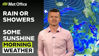 01/04/24 – Rain with sun and showers following – Morning Weather Forecast UK – Met Office Weather