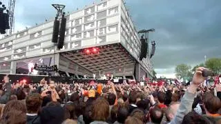 Muse - The Netherlands Goffertpark Nijmegen 2010 - Intro + a bit of Uprising