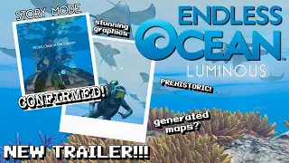 Endless Ocean Luminous *STORY MODE* CONFIRMED!🌊🗺️ NEW Footage, Generated Maps, + Sunken Structures