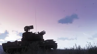 Ukraine Tunguska Anti-Aircraft Tracked Weapon Shot Down Russian KA-52 Helicopters - ARMA 3