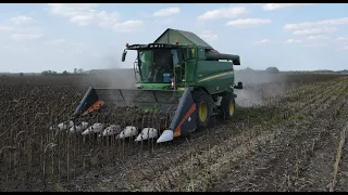 Napraforgó Aratás 2022 | Sunflower Harvest | John Deere Team