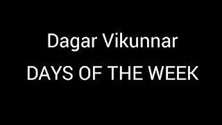 Elementary Icelandic: Days of the Week