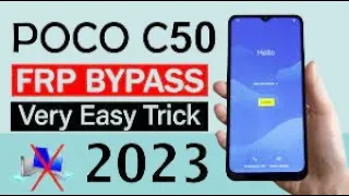 POCO C50 FRP Bypass  Android 12 New Trick unlock google account lock without Pc new security No APK