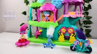 Trolls Rainbow Treehouse Playset | Poppy, Branch and Friends | Imaginative Play