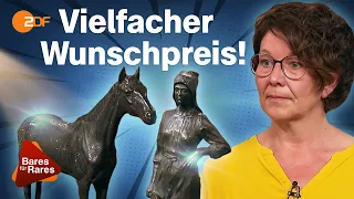 Unerwartet wertvoll: Bronzeplastiken aus 1930er Jahren gehen durch die Decke! | Bares für Rares