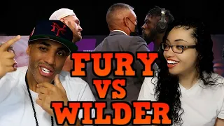 Fury Chatting, Wilder Silent!!!! Tyson Fury vs Deontay Wilder 3 Press Conference highlights REACTION
