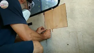 RV Water Damaged Wall Repair